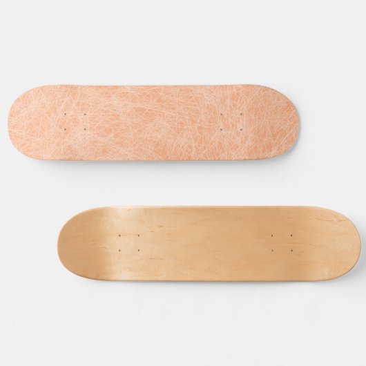 Peach Fuzz Imitats Leather Skateboard (Horizontal)
