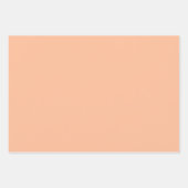 Peach Fuzz ist schön und wünschenswert Geschenkpapier Set (Vorderseite)