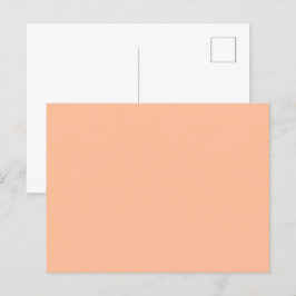 Peach Fuzz ist schön und wünschenswert Postkarte