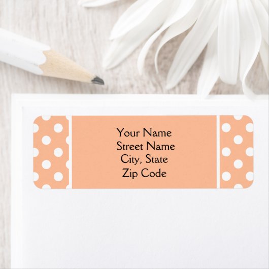 Peach Fuzz Punkt Rücksendeadresse (Insitu)