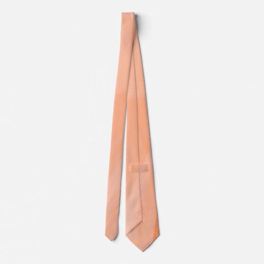 Peach Fuzz Rays Neck Tie Krawatte (Rückseite)