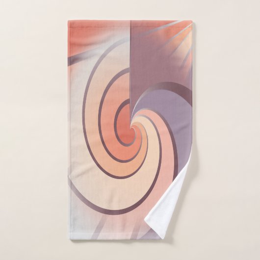 Peach fuzz seashell badhandtuch set (Handtuch)