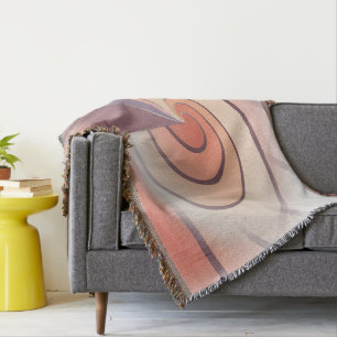 Peach fuzz seashell decke