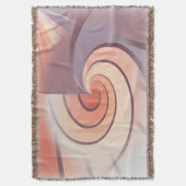 Peach fuzz seashell decke (Vorderseite Vertikal)