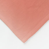 Peach fuzz seashell fleecedecke (Ecke)