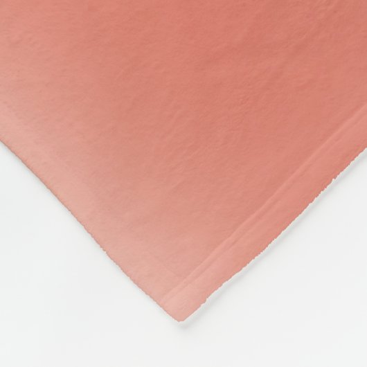 Peach fuzz seashell fleecedecke (Ecke)
