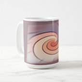 Peach fuzz seashell kaffeetasse (Vorderseite Links)