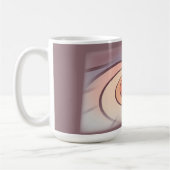 Peach fuzz seashell kaffeetasse (Links)