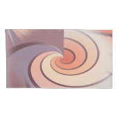 Peach fuzz seashell kissenbezug (Rückseite-Rechts)