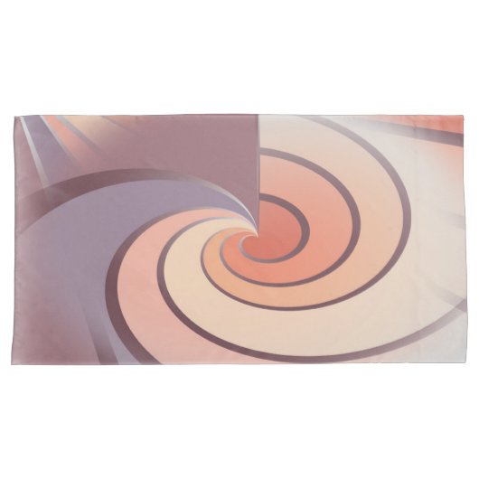 Peach fuzz seashell kissenbezug (Vorderseite-Rechts)