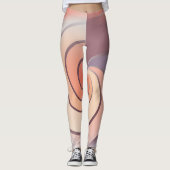 Peach fuzz seashell leggings (Vorderseite)