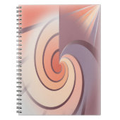 Peach fuzz seashell notizblock (Vorderseite)