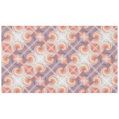 Peach fuzz seashell tischdecke (Vorderseite (Horizontal))