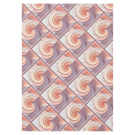 Peach fuzz seashell tischdecke (Vorderseite)