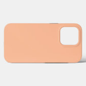 Peach Fuzz Solid Case-Mate iPhone Hülle (Rückseite (Horizontal))