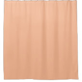 Peach Fuzz Solid Color Duschvorhang (Vorderseite)