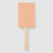Peach Fuzz Solid Color Fächer (Rückseite)