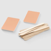 Peach Fuzz Solid Color Fächer (Non-assembled)