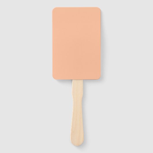 Peach Fuzz Solid Color Fächer (Vorderseite)