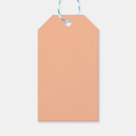 Peach Fuzz Solid Color Geschenkanhänger