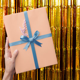 Peach Fuzz Solid Color Geschenkpapier