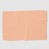 Peach Fuzz Solid Color Golfhandtuch (Horizontal)