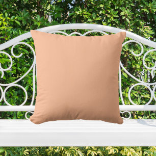 Peach Fuzz Solid Color Kissen