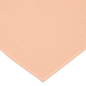 Peach Fuzz Solid Color Kurzer Tischläufer (Ecke)