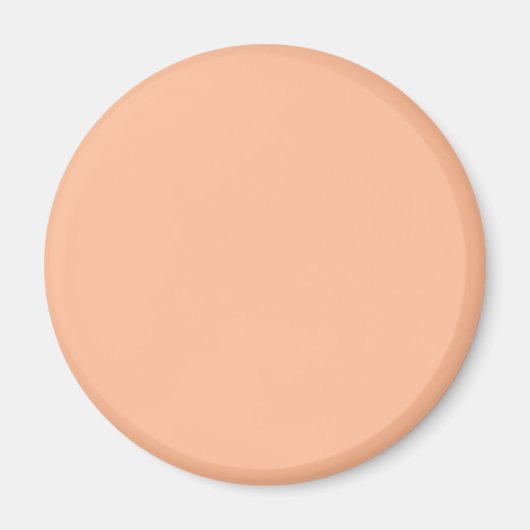 Peach Fuzz Solid Color Magnet (Vorne)