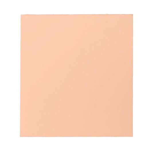 Peach Fuzz Solid Color Notizblock (Vorderseite)