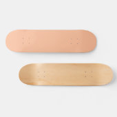 Peach Fuzz Solid Color Skateboard (Horizontal)