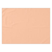 Peach Fuzz Solid Color Tischdecke (Vorderseite (Horizontal))