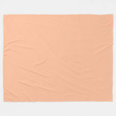 Peach Fuzz Solid Fleecedecke (Vorderseite (Horizontal))