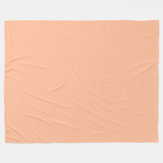 Peach Fuzz Solid Fleecedecke (Vorderseite (Horizontal))