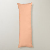 Peach Fuzz Solid Seitenschläferkissen (Rückseite (Vertikal))