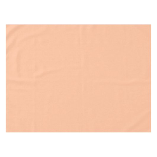 Peach Fuzz Solid Tischdecke (Vorderseite (Horizontal))