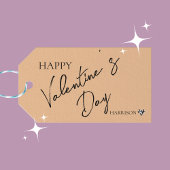 Peach Fuzz Valentine - Personalisierte Liebe Geschenkanhänger