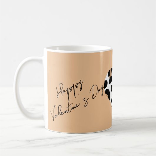 Peach Fuzz Valentine Tasse - Liebe (Links)