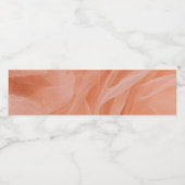 Peach fuzz wasserflaschenetikett (Einzelnes Label)