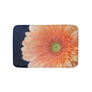 Peach Gerbera Badematte
