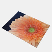 Peach Gerbera Fußmatte (Schrägansicht)