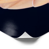 Peach Gerbera Poster (Ecke)