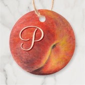 Peach Gift Tags Geschenkanhänger (Rückseite)