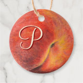 Peach Gift Tags Geschenkanhänger (Vorderseite)
