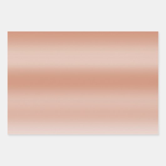 Peach Glitzer Leopard Animal Geschenkpapier Set (Vorderseite 2)