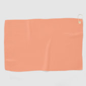 Peach Glow Red Palette Golfhandtuch (Horizontal)