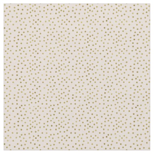 Peach Gold Confetti Dots Stoff (Nahaufnahme)