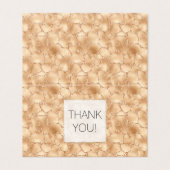 Peach Gold Glitzer Glam Sparkle Giraffe Drucken (Außenseite Aufgefaltet)