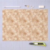 Peach Gold Glitzer Glam Sparkle Giraffe Drucken Seidenpapier (Handwerk)