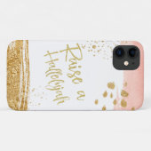 Peach Gold Raise A Halleluja Christlich Case-Mate iPhone Hülle (Rückseite (Horizontal))